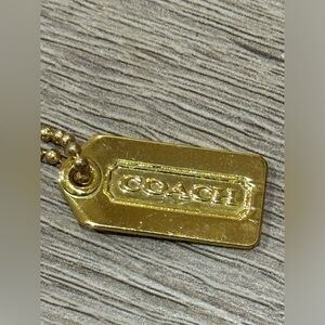 Coach Gold Metal Bag Charm/Tag